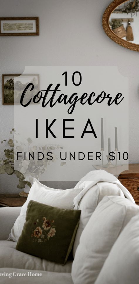 Modern Cottage Core House, Cottage Core Apartment Aesthetic, Vintage Modern Cottage Decor, Cottagecore Ikea, Euro Cottage Decor, Best Ikea Finds 2023, Cottagecore House Interior Living Room, Cottage Core Decor Ideas, Apartment Decorating Cottage Core