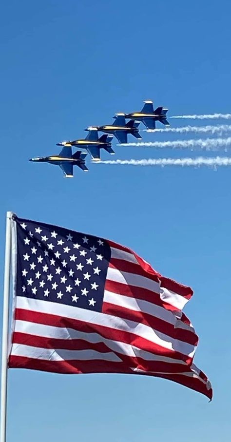 Happy July 4th Images, Patriotic Pictures, American Flag Wallpaper, Patriotic Art, Angels Pictures, I Love America, Navy Aircraft, American Freedom, Let Freedom Ring