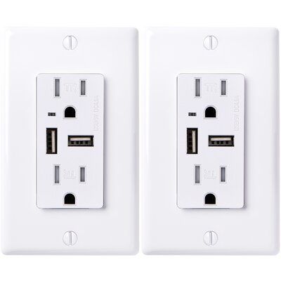 Usb Outlet Plugs, Outlet Kitchen, Outlet Placement, Geometry Project, Electric Outlets, Island Dining, Usb Outlet, Wall Outlet, Electric House