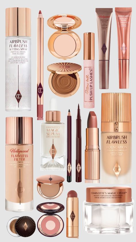 Makeup Collection Goals, Charlotte Tilbury Makeup, Makeup Bag Essentials, Face Nails, Eye Makeup Pictures, Dream List, Ethereal Makeup, Eye Makeup Designs, Glowing Makeup