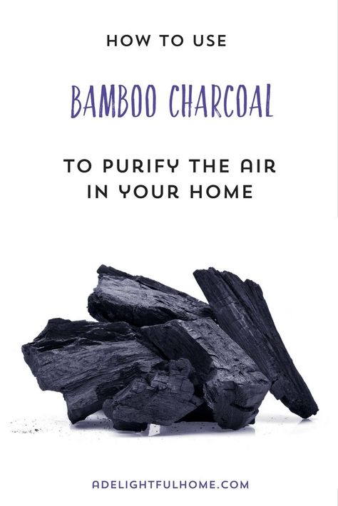 How to use Bamboo Charcoal to purifying the air in your home (and absorb odors and excess moisture!). Diy Air Purifier, Bamboo Charcoal Bags, Charcoal Bags, Natural Air Purifier, Air Purifying House Plants, Natural Cleaning Recipes, Diy Cleaning Solution, Ear Health, Natural Cleaning