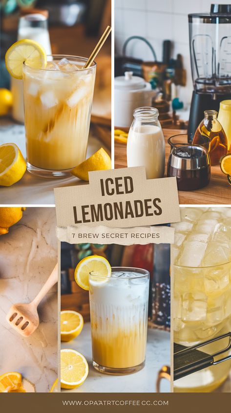 Looking for the best 7 Brew drinks to try? 🍹 This guide to iced lemonade recipes is your go-to! These secret menu items are kid-friendly, super easy, and perfect for every season 🌸❄️. Customize your drink with syrups, toppings, or whipped cream for the ultimate party treat or office refresher. ☕ Explore the 7 Brew aesthetic with these DIY drink ideas. Whether hot, iced, or frozen, these are a must for any lemonade lover! 🍋✨ Chocolate Lemonade, Brew Aesthetic, Caramel Matcha, Coffee Blender, Creamy Matcha, Iced Lemonade, Beverages Recipes, Secret Menu Items, Drinks Ideas