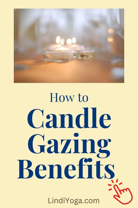 Candle gazing has been scientifically proven to be a simple yet powerful practice that can bring stress relief and improved physical, mental, and emotional well-being. By devoting your gaze on a flame for just 10 minutes each day one may experience increased relaxation, better sleep quality and clarity of thought, as well as enhanced concentration abilities and spiritual connection with the universe around them! Not only this but candle gazing is even said to help alleviate feelings. Candle Gazing, Private Yoga Session, Indian Yoga, Calming Techniques, Private Yoga, Eye Exercises, Local Gym, Improve Cognitive Function, Facial Muscles