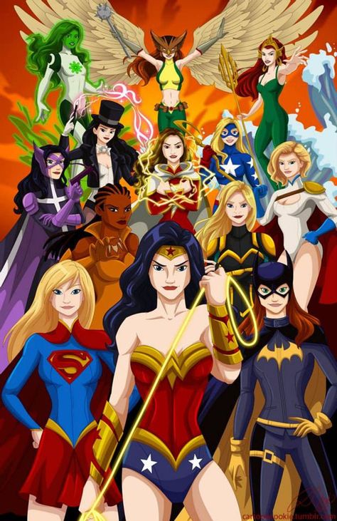 Let's Talk Justice League! on Twitter: "An all Female Justice League.… " Mary Marvel, Justice Society, Justice League Wonder Woman, Univers Dc, Karakter Disney, Female Superhero, Dc Super Hero Girls, Arte Dc Comics, Bd Comics