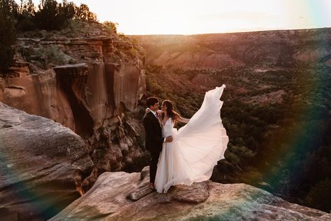 Outdoor Weddings Canyon Texas, Canyon Elopement, Canyon Wedding, Wedding Captions For Instagram, Texas Adventure, Guadalupe Mountains National Park, Where To Elope, Wedding Captions, West Texas