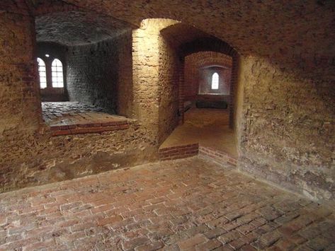 The Basement, Tattershall Castle Castle Basement, Inside Castle, Mysterious House, Castle Interiors, Inside Castles, Castle Architecture, Lincolnshire England, Castle Building, Castles In England