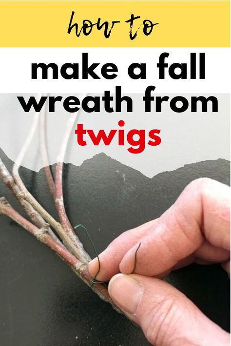 easy diy twig wreath Diy Twig Wreath, Decor Hacks Diy, Unique Fall Wreath, Living Room Mantle, Dollar Store Christmas Crafts, Christmas Crafts Diy Projects, Christmas Wreath For Front Door, Dining Room Floor, Cheap Fall