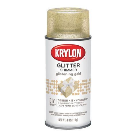 <div><span><span>Add instant sparkle and a shimmering finish to crafts, clothing, florals and mo   $4.99 Shimmer Spray, Best Spray Paint, Glitter Spray Paint, Glitter Spray, Gold Spray Paint, Gold Spray, Gold Diy, Glitter Paint, Container Size