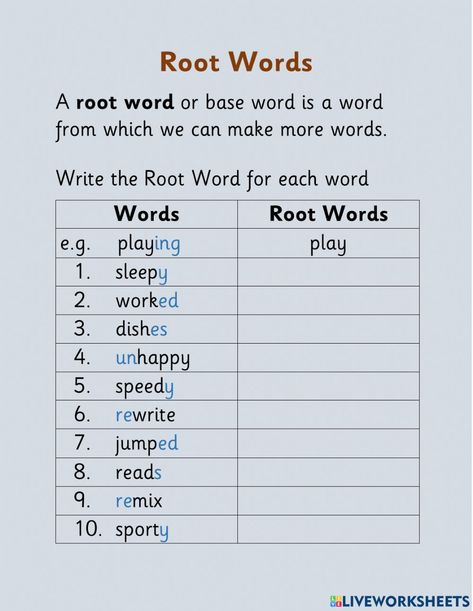 Word Roots Activities, Root Word Worksheets, Homeschool Journaling, Root Words Anchor Chart, Root Words Worksheet, Root Words Activities, Suffix Activities, Soft Words, Words Worksheet