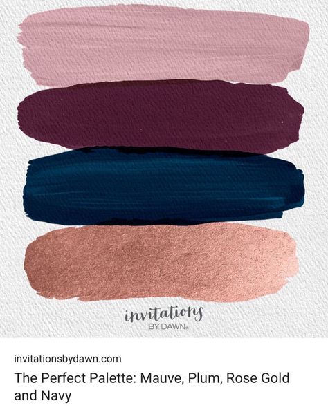 Navy And Mauve Nursery, Mauve Pallete Color, Mauve Fall Color Palette, Navy Color Scheme Bedroom, Rose Gold And Green Color Palette, Berry Bedroom Ideas, Color Pallet For Living Room, Winter Berry Color Palette, Berry Colour Palette