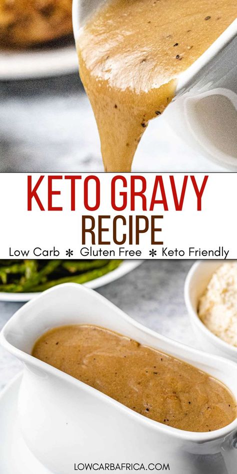 Low Carb Gravy, Brown Gravy Recipe Easy, Keto Gravy, Buffalo Chicken Wings Recipe, Brown Gravy Recipe, Homemade Gravy Recipe, Easy Gravy Recipe, Keto Biscuits, Thanksgiving Dinner Menu