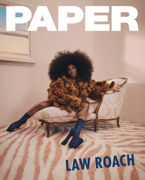 Mickalene Thomas, Law Roach, Paper Magazine, Paper Mache Art, Fashion Magazine Cover, No Fear, Magazine Layout, Design Portfolio, Set Design