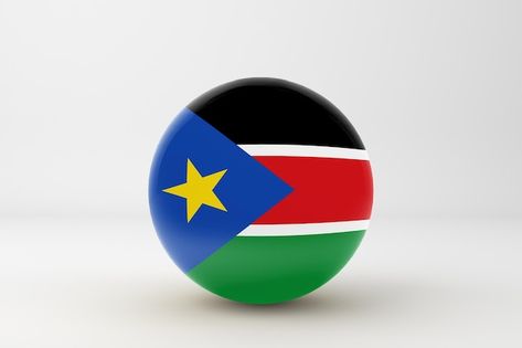 Photo south sudan flag in white backgrou... | Premium Photo #Freepik #photo South Sudan Flag, Sudan Flag, South Sudan, Premium Photo, White Background, Flag, Stock Photos, White