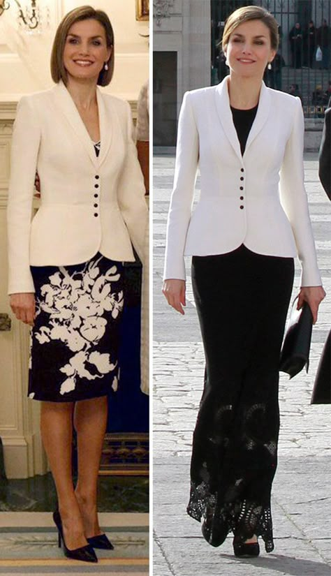 Peplum Styles, فستان سهرة, Dress Pin, A Skirt, White Blazer, Royal Fashion, Modest Dresses, Trendy Dresses, Model Dress