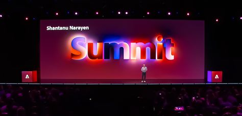 2024 Adobe Summit :: Behance Circle Stage Design, Event Key Visual, Conference Stage Design, Summit Stage, Spotify Event, Summit Design, Summit Logo, Event Identity, Events Branding