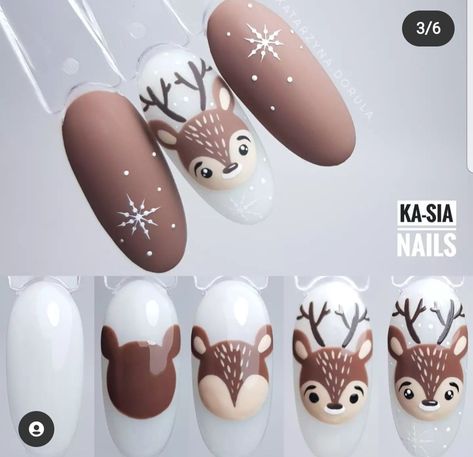 Cute Christmas Nails Glitter, Nail Art Winter 2022, Nagel Design Winter, Nails Drawing Ideas, Nail Designs Drawing, Xmas Nails Simple, Winter Nail Ideas Simple, Christmas Nails 2022, Winter Nails 2022