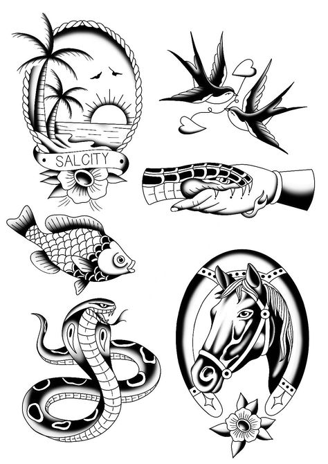 Old Skool Tattoo Design, Oasis Tattoo, Tato Tradisional, Abstract Tattoo Ideas, Traditional Tattoo Flash Art, Traditional Tattoo Old School, American Traditional Tattoo Ideas, Old Scool, Traditional Tattoo Ideas