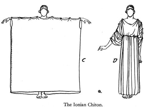 What Kinds of Clothes Did Ancient Women Wear?: Ancient Greek Clothing Greek Chiton, Archaic Greece, Ancient Greek Clothing, Greek Dress, Greek Costume, Greek Clothing, Greek Fashion, Old Fashion, Kinds Of Clothes