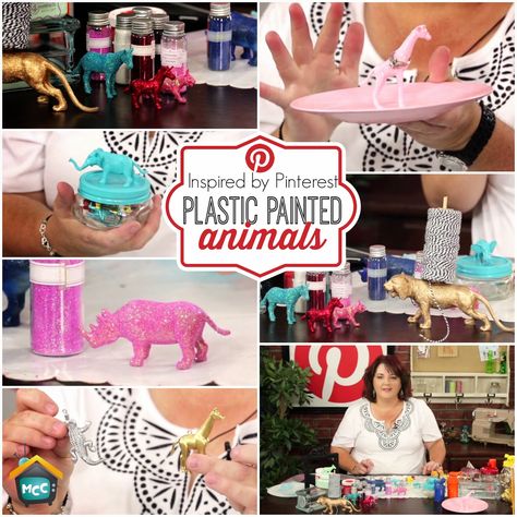 My Craft Channel Painted Animals, Organize Life, Group Crafts, Teresa Collins, Animal Fun, Modge Podge, Paint Can, Plastic Crafts, Craft Club