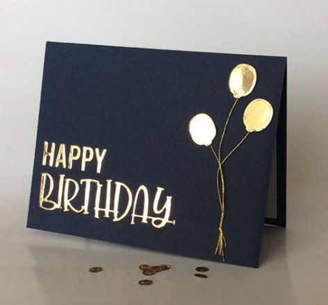 Simple Birthday Cards For Men, Birthday Cards For Guys, Masculine Birthday Cards Handmade, Cards For Men Handmade, Easy Centerpieces, Masculine Cards Handmade, Happy Birthday Friendship, Happy Birthday For Her, Happy Birthday For Him