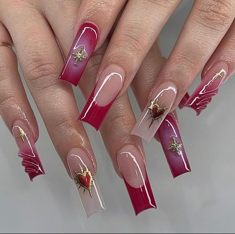 Colored Acrylic Nails, Classy Acrylic Nails, Long Square Acrylic Nails, Unique Acrylic Nails, Acrylic Nails Coffin Short, Pink Nail, Pink Acrylic Nails, Square Acrylic Nails, Fire Nails