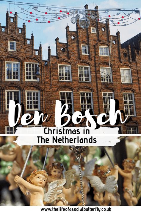 Looking for Christmas destinations? Christmas in Europe is a great place to enjoy Christmas time, expecially Christmas in The Netherlands! A Netherlands Christmas is like no other with festive shopping in Den Bosch the ideal place find pretty christmas decorations, including homemade christmas decorations to give you christmas trees decorating ideas! In this post, I give you all The Netherlands travel inspiration to get your Christmas off to a very festive start! Christmas In The Netherlands, Netherlands Christmas, Adventurous Travel, Pretty Christmas Decorations, Travel Foodie, European Travel Tips, Christmas Destinations, Christmas In Europe, Road Trip Europe