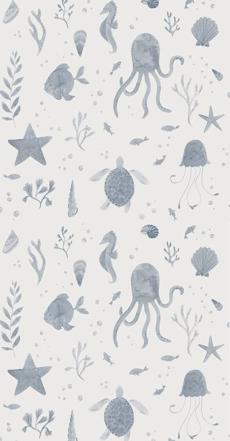 Ocean Pattern Design, Wallpaper Aesthetic Sea, Ocean Lockscreen, Ocean Blue Wallpaper, Wallpapers Blue, Ocean Background, Cute Summer Wallpapers, Cute Blue Wallpaper, Ocean Wallpaper