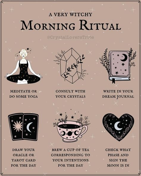 Daily Witchy Things, Witchy Mantras, Witchy Workout, Wednesday Magick, Witchy Hobbies, Witchy Meditation, Daily Witchcraft, Witch Meditation, Witchy Rituals