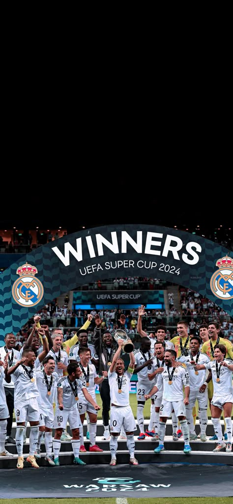 #realmadrid #wallpapers Real Madrid Wallpapers Aesthetic, Madrid Aesthetic, Real Madrid Team, Uefa Super Cup, Real Madrid Football, Real Madrid Wallpapers, Madrid Wallpaper, Cristiano Ronaldo Wallpapers, Real Madrid Players