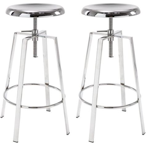 Cafe Gold, Metal Barstools, Chairs For Kitchen, Bubble Bath Bomb, Stainless Steel Counters, Industrial Bar Stools, Counter Height Chairs, Industrial Bar, Flower Bath