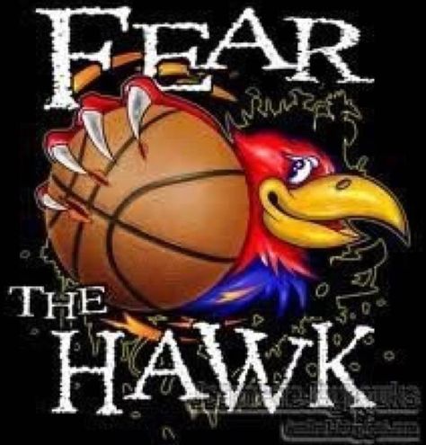 Fear the Hawk Jayhawks Basketball, Ku Basketball, Kansas Jayhawks Basketball, Kansas Basketball, Go Ku, Rock Chalk Jayhawk, Ku Jayhawks, Basketball Practice, Rock Chalk