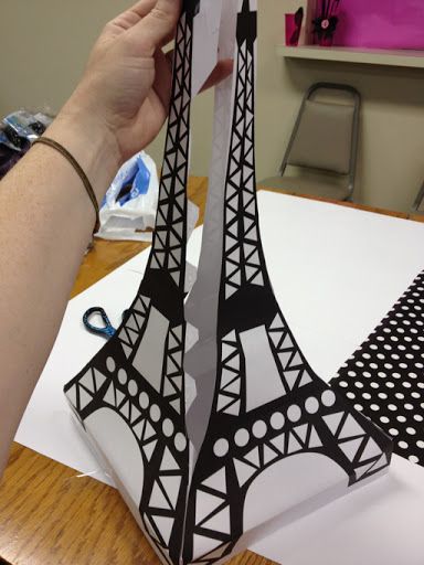 Four And Fabulous, Eiffel Tower Craft, Diy Eiffel Tower, Paris Themed Birthday Party, Paris Crafts, Paris Birthday Parties, Ladybug Birthday Party, Paris Theme Party, Paris Birthday