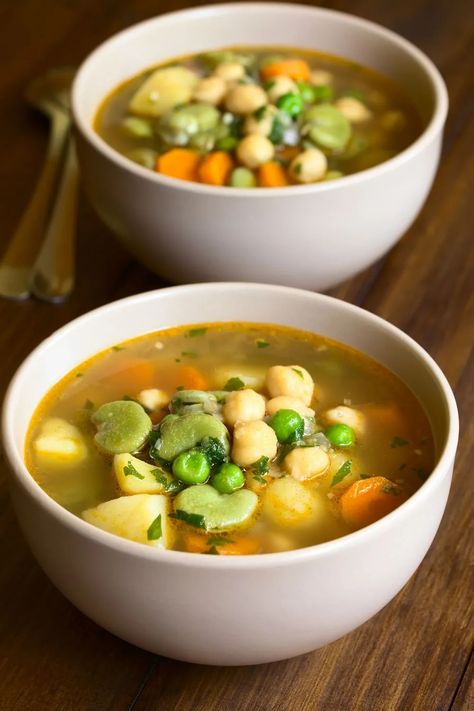 Delicious Fava Bean Soup Recipe Fava Bean Soup, Fava Beans Recipes, Fava Bean, Bean Soup Recipe, Broad Beans, Bean Soup Recipes, Carrots And Potatoes, Fava Beans, Veggie Soup