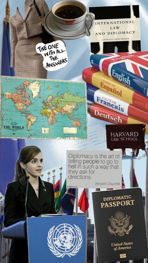 Diplomacy #diplomacy #worldpeas #world International Law And Diplomacy, International Development Aesthetic, Multiple Degrees Aesthetic, Global Studies Major, International Relations Books, International Studies Aesthetic, United Nations Aesthetic, Diplomatic Aesthetic, Diplomacy Aesthetic