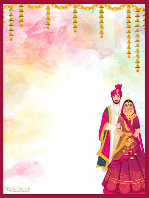 Free Digital Wedding Invitation Templates E-cards | FNP Venues Marathi Wedding Couple Illustration, Groom Illustration, Blank Wedding Invitation Templates, Groom Cartoon, Indian Invitation, Cartoon Wedding Invitations, Blank Wedding Invitations, Invitation Card Format, Indian Invitation Cards