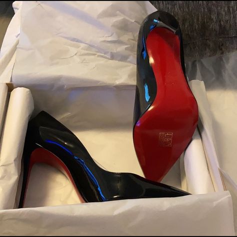 Rare Red Bottom Brand New , Size 12 Or 43 Eu Rare Gem Include Box , Bag , Brand New . Please Yourself, One Life To Live Queen Red Bottom Stilettos, Lv Red Bottoms, Red Bottoms Shoes Women, Christian Louboutin Pigalle 100, Luis Vuitton Shoes Heels Christian Louboutin Red Bottoms, Ysl Heels Red Bottoms, Lubitouns Heels, Ladies Shoes Heels, Black Platform Heels Outfit Classy