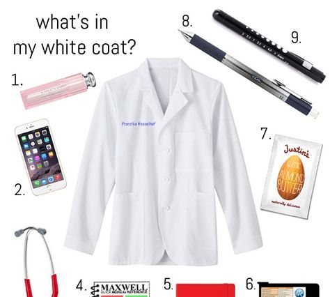 So helpful for clinical rotations! White Coat Ceremony Outfit, White Coat Outfit, White Coat Ceremony Gift, Physician Assistant School, White Coat Ceremony, Medical School Life, Family Nurse Practitioner, Pa School, Pharmacy Student