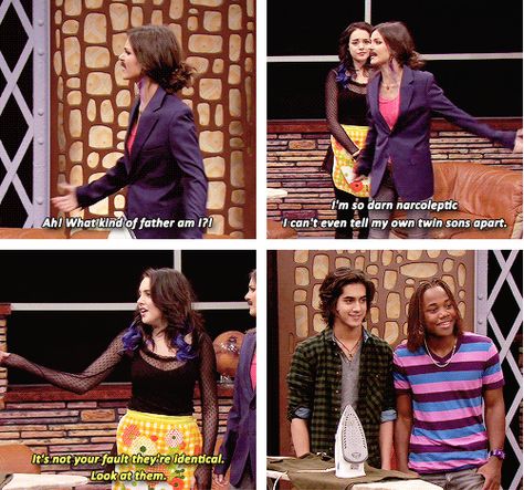 One of my favorite episodes!! When jade and tori sang take a hint I  fell in love w/ that song!! Humor Pictures, Victorious Cast, 4 Panel Life, Timmy Turner, Drake And Josh, Nickelodeon Shows, Hamilton Musical, Aubrey Plaza, Brain Rot