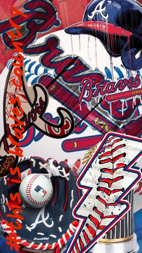 Atlanta Braves Tattoo, Braves Wallpaper, Atlanta Braves Wallpaper, Brave Wallpaper, Atlanta Braves Logo, Be Brave Tattoo, Baseball Wallpaper, Atlanta Braves Baseball, Hoop Dreams