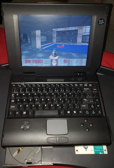 90s laptop, doom game. 90s Laptop, 1990s Life, 2000s Webcore, Los 90s, Doom Game, Early 2000s, Laptop