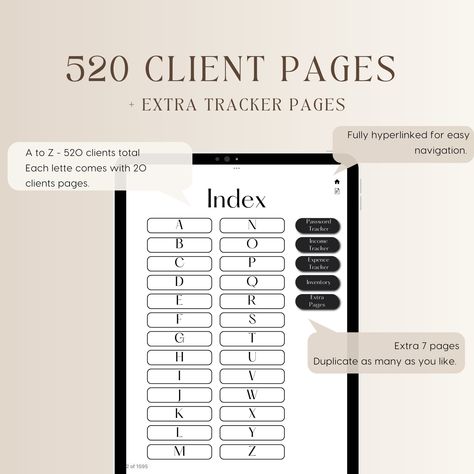 Lash Client Record, Client Record Book, Client Profile, Planner Business, Lash Tech, Digital Templates, Sticker Template, Book Template, Lash Artist