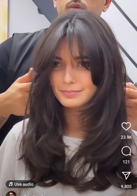 Indian Hair Cuts, Classy Hair, Pinterest Fits, Haircuts For Long Hair With Layers, Haircuts For Medium Length Hair, Extension Hair, Hair Inspiration Long, Layered Haircuts For Medium Hair, Bangs With Medium Hair