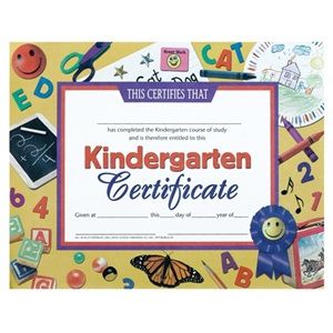 Kindergarten Certificates, School Supplies Border - Graduation Awards Kindergarten Graduation Programs, Kindergarten Graduation Certificate, Kindergarten Certificates, Kindergarten Diploma, Student Certificates, Printable Certificates, Preschool Graduation, Downloadable Templates, Kindergarten Graduation