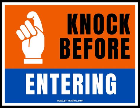 22+ Printable Please Knock Signs Check more at https://printableo.com/please-knock-signs/ Basketball Court Pictures, Cleanliness Quotes, Bosses Office, Birthday Chart Classroom, Workplace Safety Tips, Court Pictures, Cars Stickers, Paint My Room, Birthday Chart