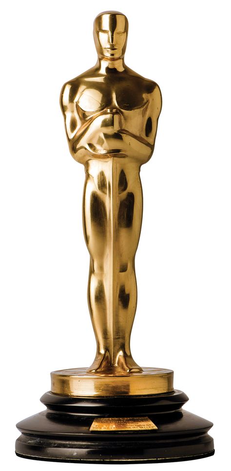 “Outstanding Motion Picture” Oscar statue presented to producer Darryl F. Zanuck for “How Green Was My Valley” in 1941, when it beat out Orson Welles’ movie “Citizen Kane” for the honor Oscar Trophy, Oscar Movies, Golden Awards, Oscar Viewing Party, Gold Statue, Oscar Award, The Hollywood Bowl, Awards Trophy, The Best Films