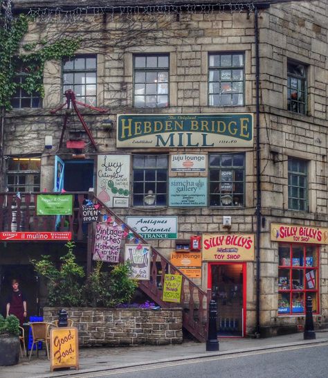 Hebden Bridge, West Yorks. Hebden Bridge Yorkshire, Northwest England, Hebden Bridge, Leeds England, Unusual Buildings, Yorkshire Uk, Yorkshire Dales, England And Scotland, West Yorkshire