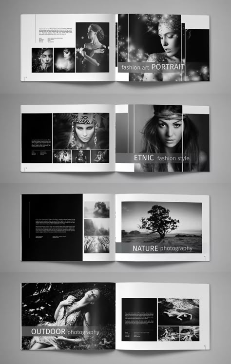 Elegant Photo Album Template PSD, INDD & IDML. 24 Pages. A4 and US Letter Size. Picture Album Design, Photo Album Design Layout, Lehenga Poses, Wedding Album Design Layout, Photography Storage, Photo Book Inspiration, Album Design Layout, Photo Album Template, Photography Portfolio Template