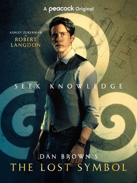 Ashley Zukerman, The Lost Symbol, Lost Symbol, Robert Langdon, Lost Poster, Character Bio, Eddie Izzard, Trailer Images, Series Poster