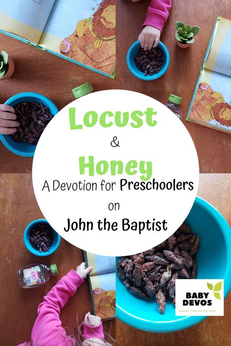 A Preschool Devotion on John the Baptist – Baby Devotions John The Baptist Sunday School Lesson, John Baptizes Jesus Craft Preschool, John The Baptist Craft Sunday School, John The Baptist Craft Preschool, John The Baptist Activity, John The Baptist Craft, Preschool Devotions, Jesus Preschool, Jesus Disciples