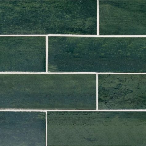 Jeffrey Court | Field Tile 3"x18" 2.875" x 17.5" Fennel Green Subway Tile, White Grout, Jeffrey Court, Grey Subway Tiles, Subway Tiles Bathroom, Rectified Tile, Fireplace Facade, Floor Texture, Beige Ceramic